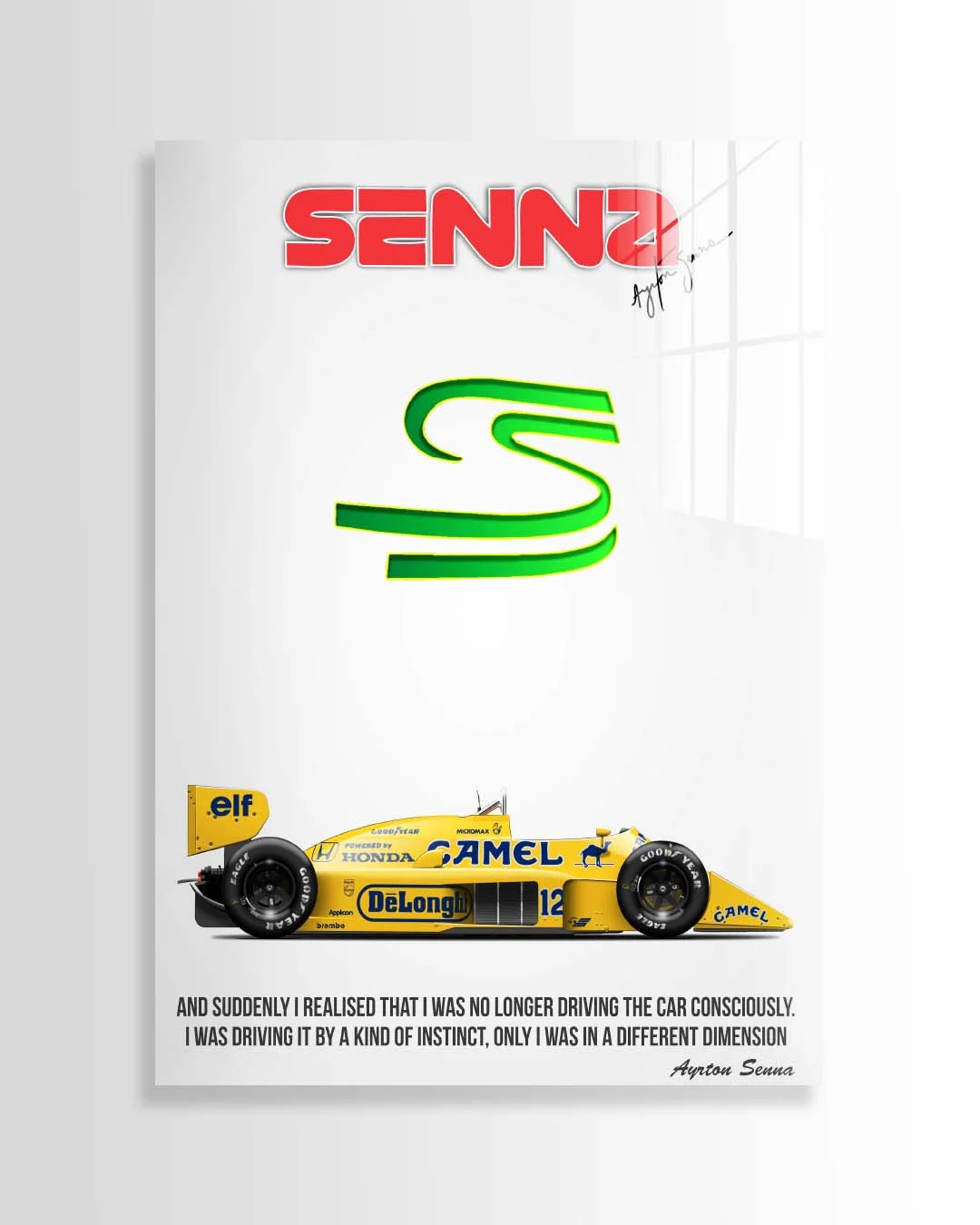 Senna x Camel Honda