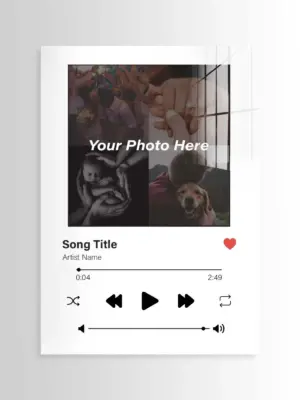 Personalised White Album Cover
