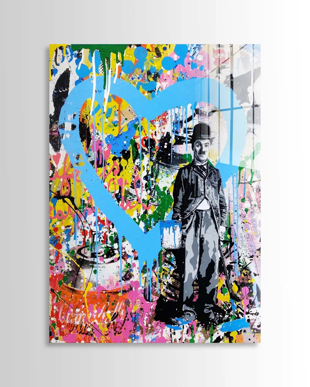 Charlie Chaplin Blue Heart