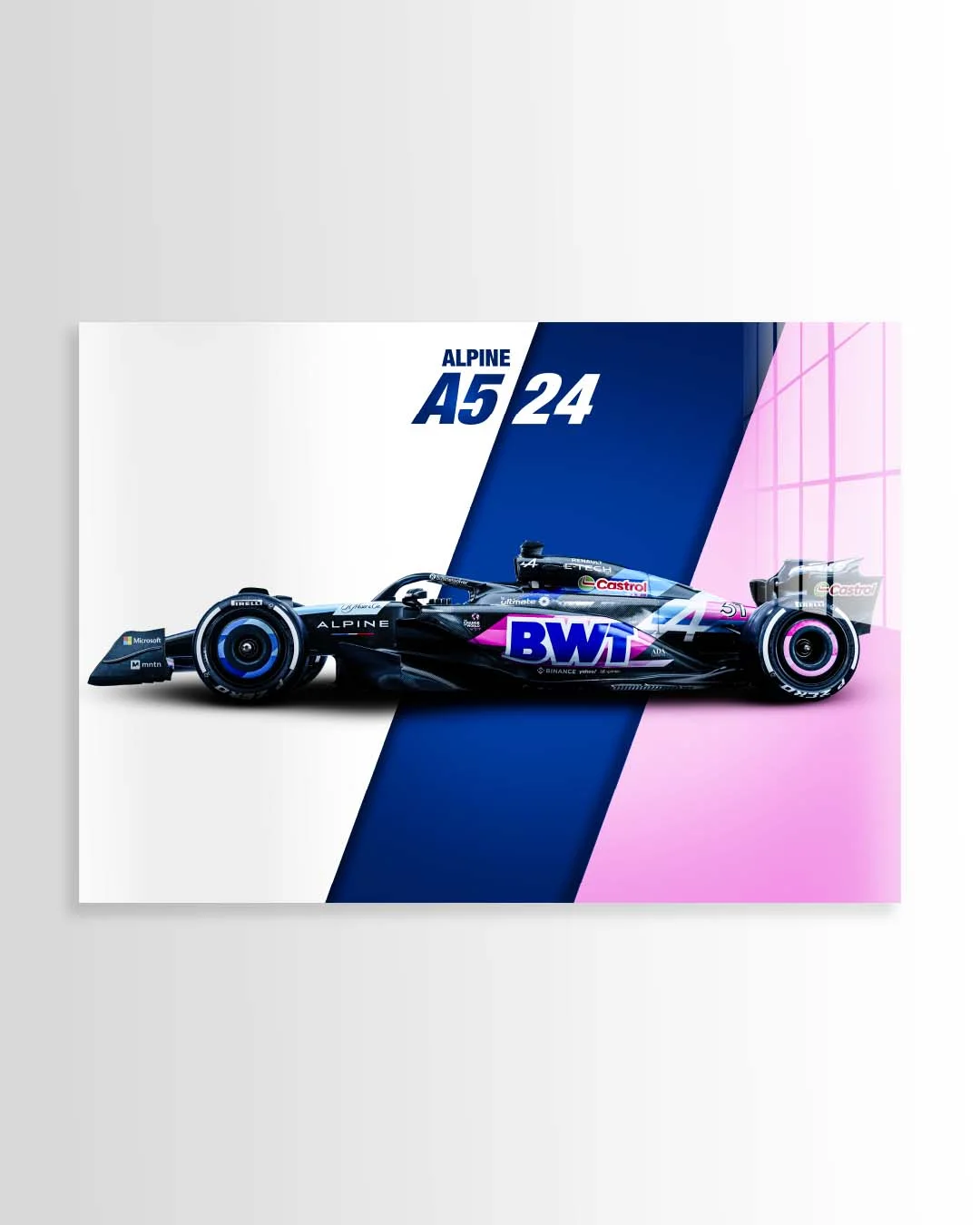 Alpine A524 2024 F1 Car