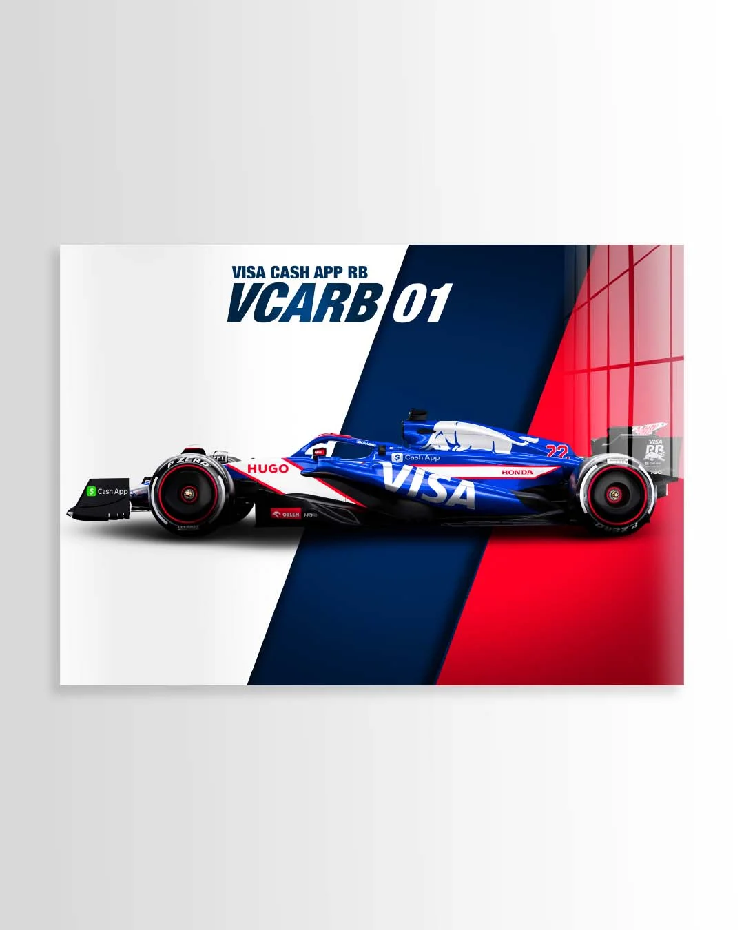 Redbull Cash App VCARB-01 2024 F1 Car