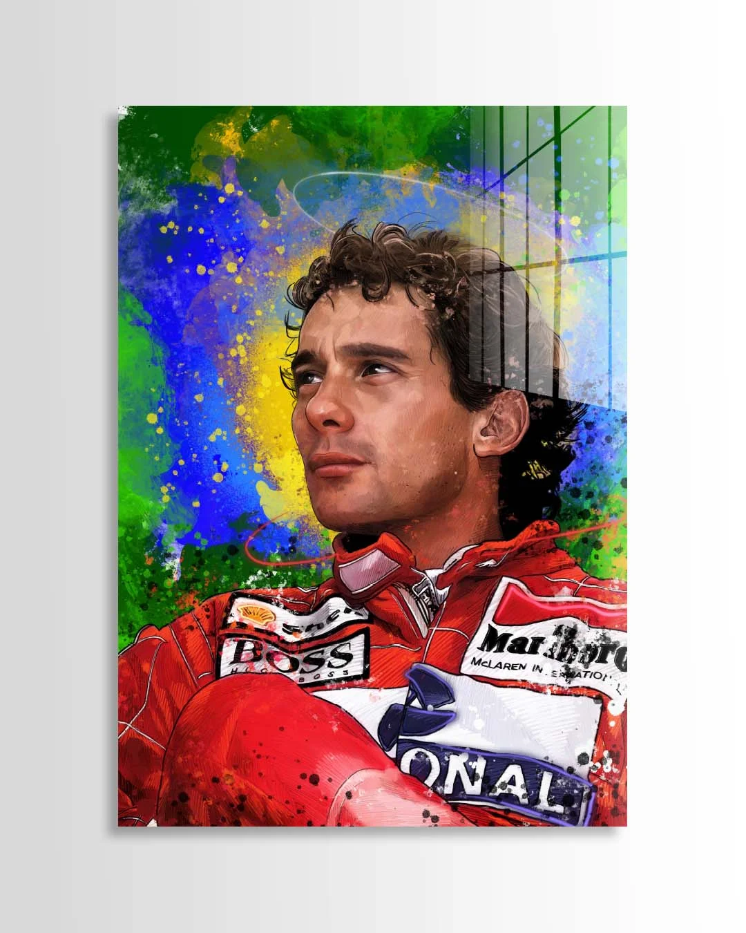Ayrton Senna Portrait – JJ Prints