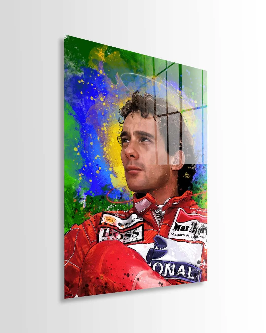 Ayrton Senna Portrait – JJ Prints