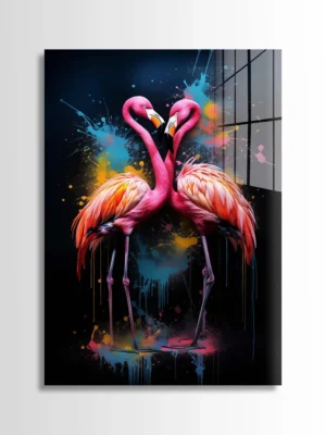 Flamboyance of Flamingos Noir