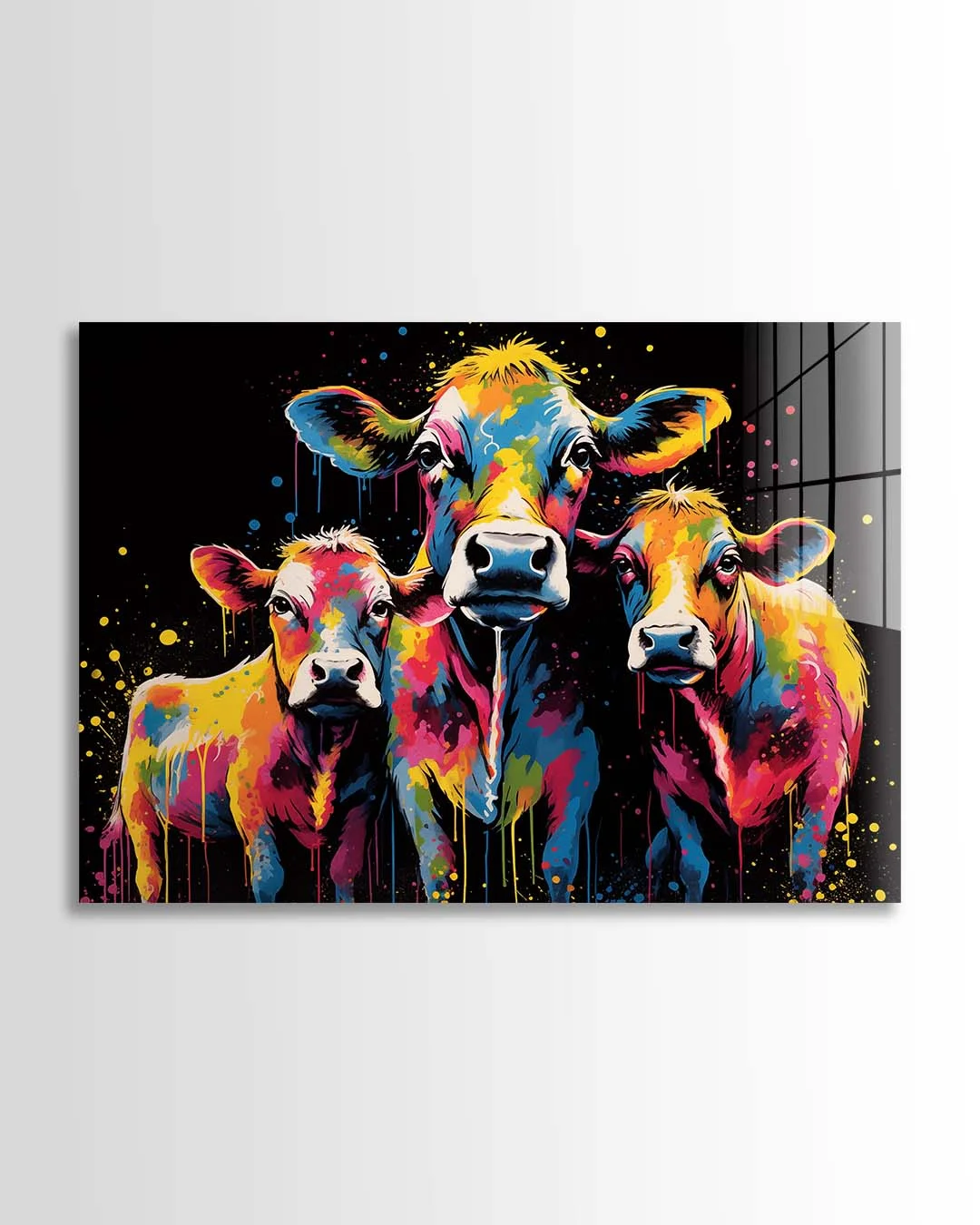 Herd of Cows Noir