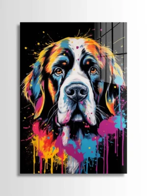 Slobbery St Bernard