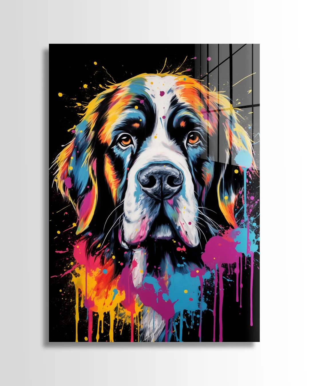 Slobbery St Bernard