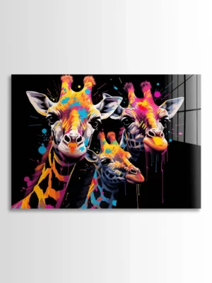 Tower of Giraffes Noir