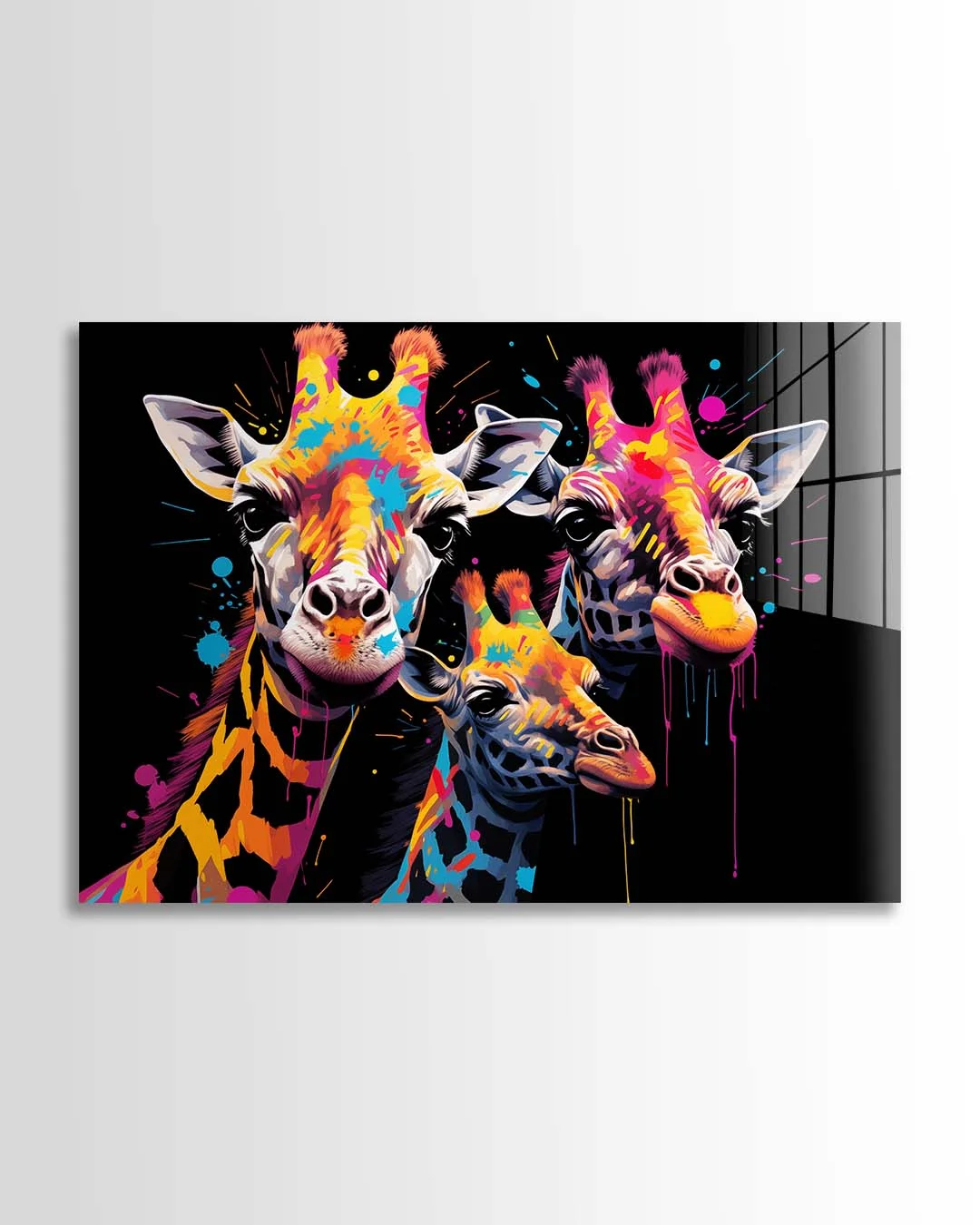 Tower of Giraffes Noir