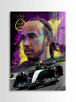 Lewis Hamilton Silver Arrow Portrait | Luis Vidal