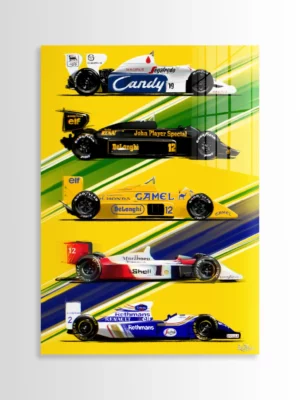 Ayrton Senna F1 Cars | Luis Vidal