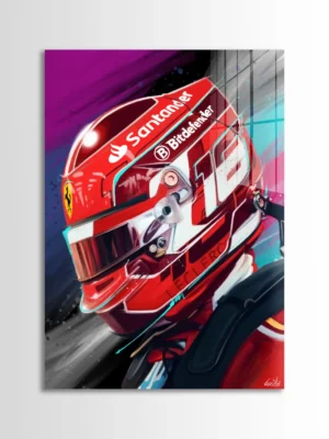 Charles Leclerc Helmet | Luis Vidal