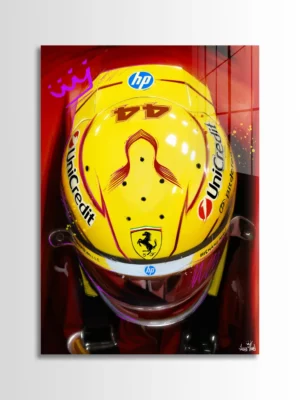 Lewis Hamilton Ferrari Helmet | Luis Vidal