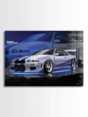 Nissan Skyline R34 GTR Silver | Luis Vidal