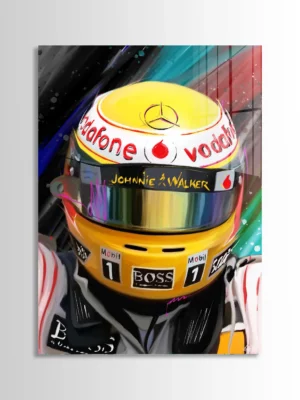 Lewis Hamilton McLaren Helmet | Luis Vidal