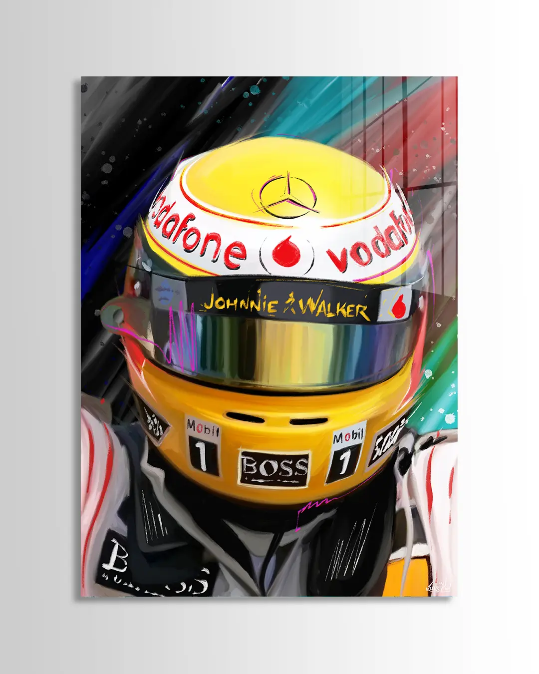 Lewis Hamilton McLaren Helmet | Luis Vidal