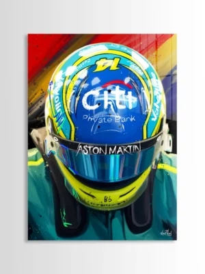 Fernando Alonso Helmet | Luis Vidal