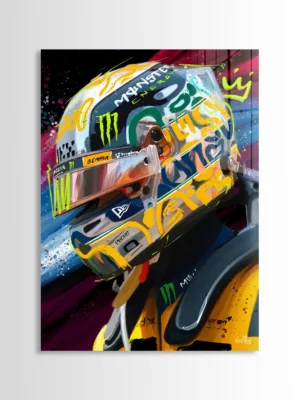 Lando Norris Senna Helmet | Luis Vidal