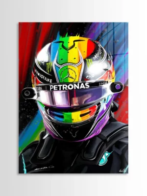 Lewis Hamilton Pride Helmet | Luis Vidal
