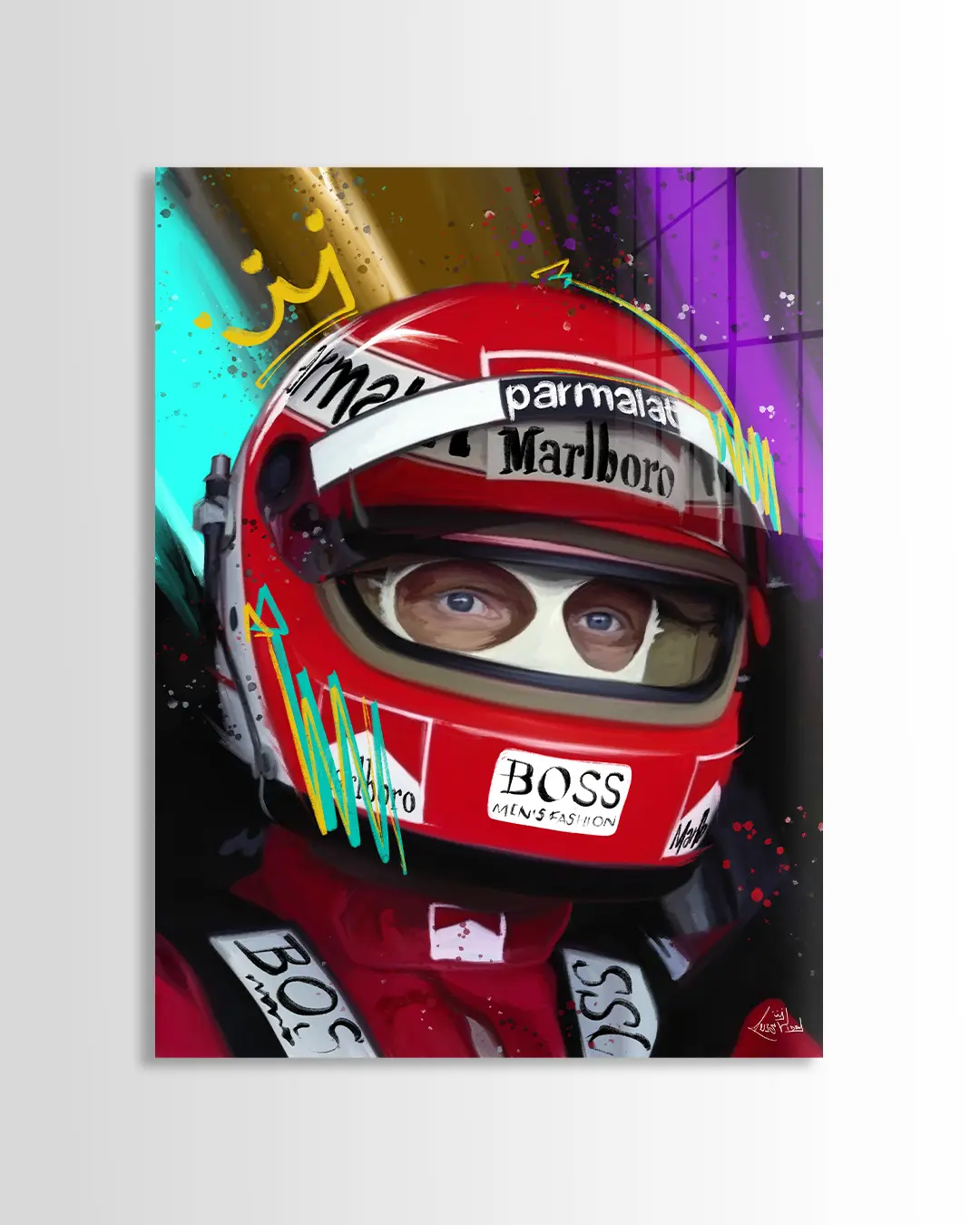 Niki Lauda Helmet | Luis Vidal