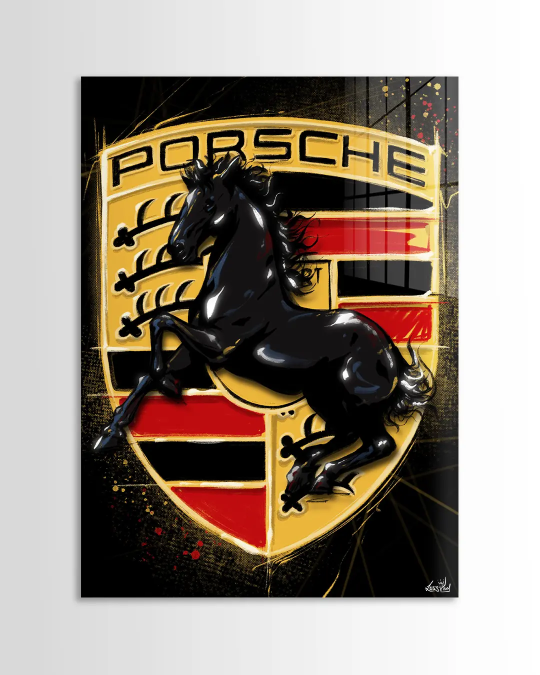 Porsche Chrome Horse | Luis Vidal