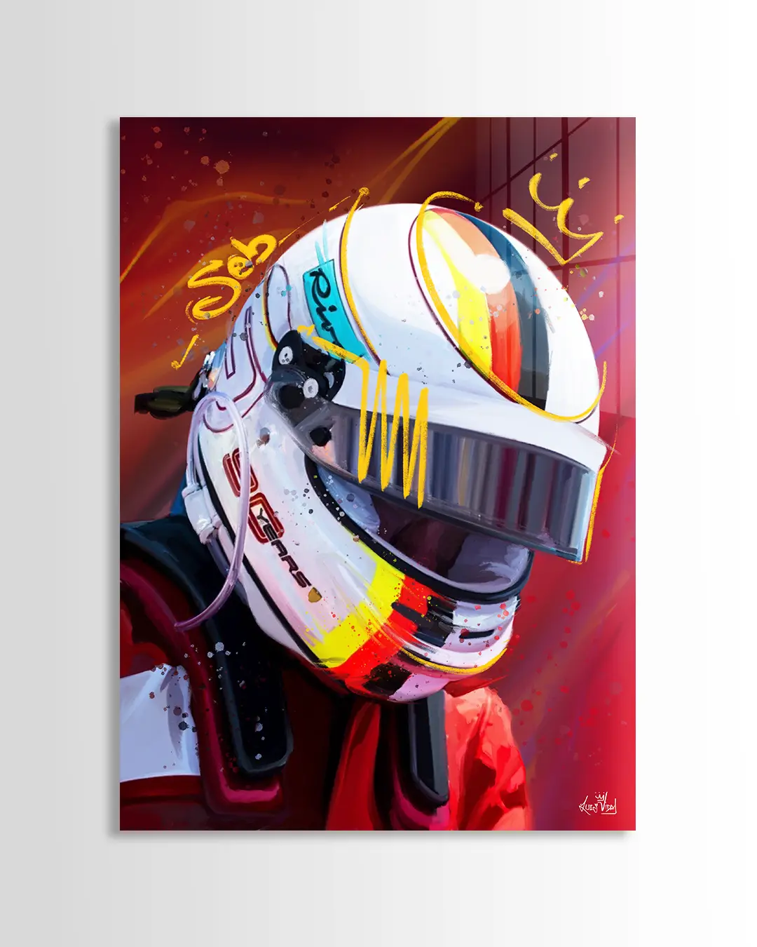 Sebastian Vettel Helmet | Luis Vidal