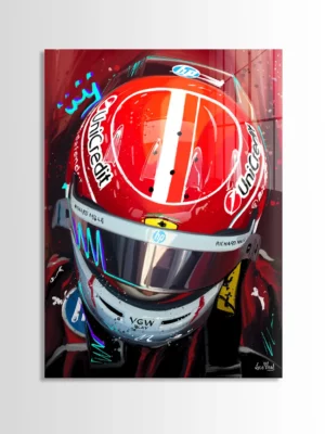Charles Leclerc Ferrari Helmet | Luis Vidal