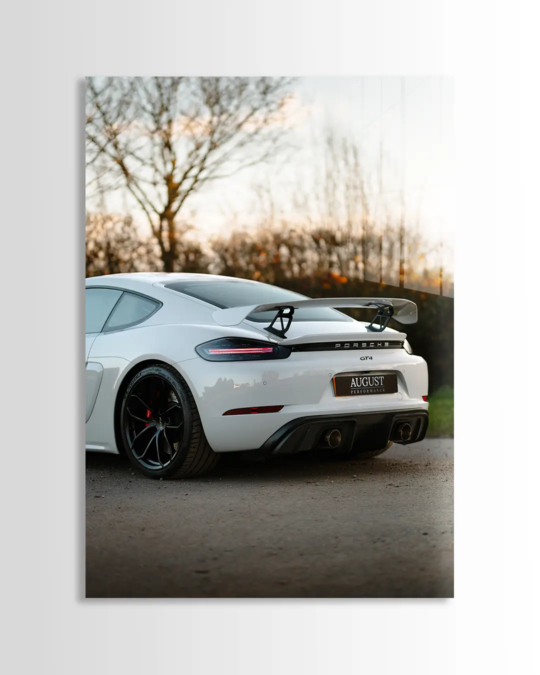 Porsche GT4 Rear | August Performance