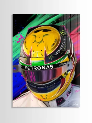 Lewis Hamilton Mercedes Helmet | Luis Vidal