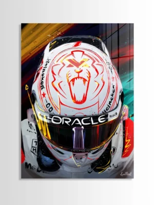 Max Verstappen White Helmet | Luis Vidal
