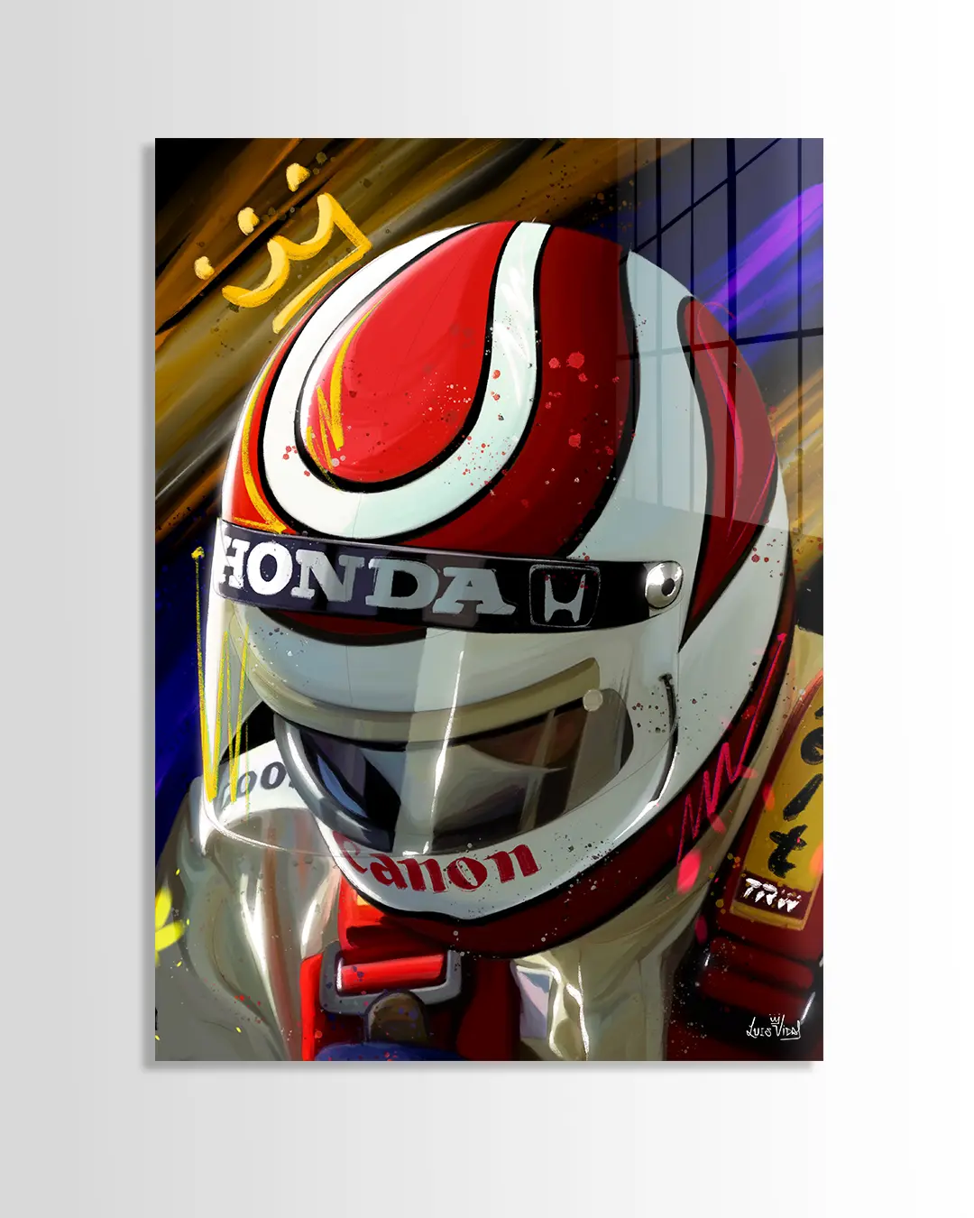 Nelson Piquet Helmet | Luis Vidal