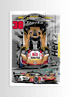 Cadillac 38 Hertz Le Mans Montage