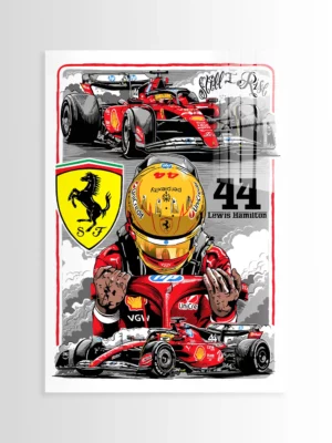 Lewis Hamilton Ferrari Montage