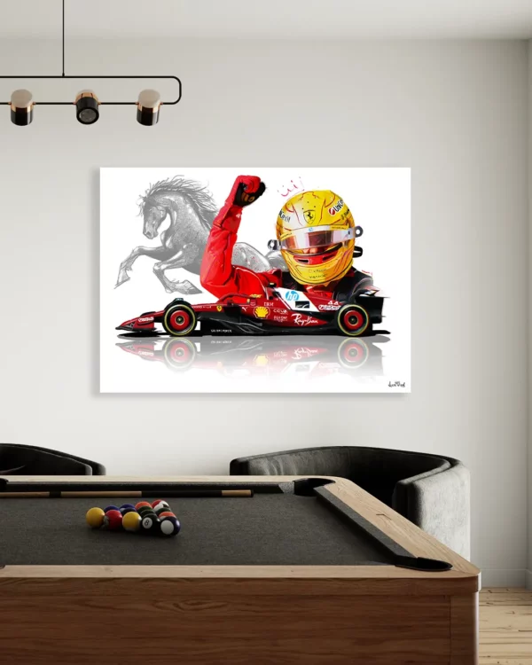 Drapeau Lewis Hamilton 44 Shanghai Édition F1 : Achat occasion | Autres accessoires (homme) M.Ferrari Italy Rouge Neuf, avec étiquette