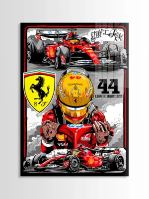 Lewis Hamilton Ferrari Black Montage
