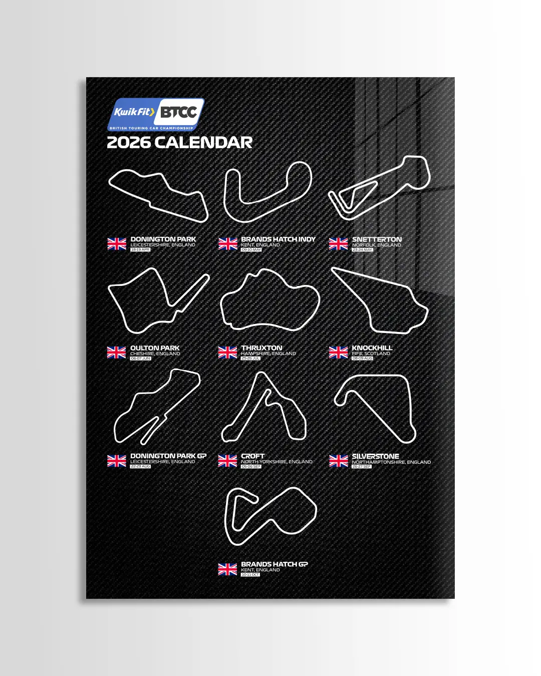 British Touring Car Championship Calendar 2026
