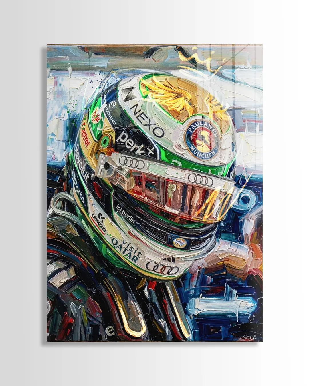 Bortoleto Acrylic Paint Print | Luis Vidal