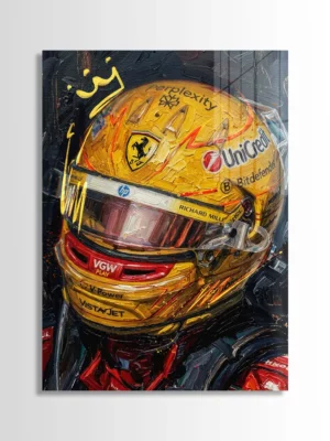 Hamilton Acrylic Paint Print | Luis Vidal
