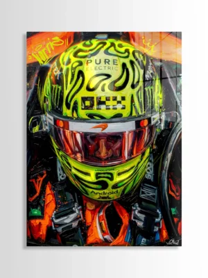 Norris Acrylic Paint Print | Luis Vidal