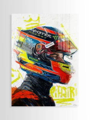 Piastri Acrylic Paint Print | Luis Vidal