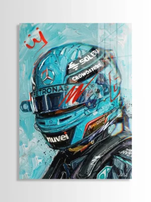 Russell Acrylic Paint Print | Luis Vidal