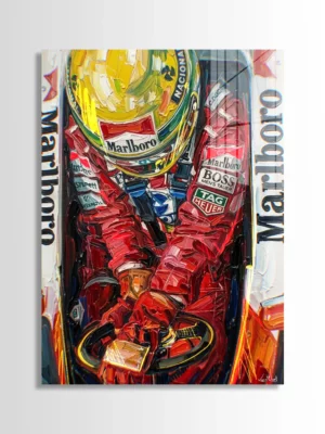 Senna Acrylic Paint Print | Luis Vidal