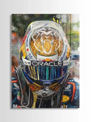 Verstappen Acrylic Paint Print | Luis Vidal